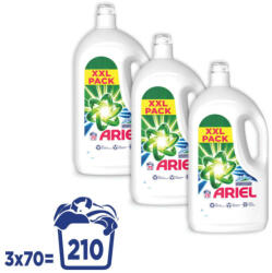 Ariel INGYENES SZÁLLÍTÁS - Ariel folyékony mosószer, Mountain Spring 3x3, 5 liter (210 mosás) - pelenka