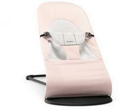BabyBjörn Șezlong BABYBJÖRN Bliss, roz deschis/gri, jerseu de bumbac (AGS60-005089A) Sezlong balansoar bebelusi