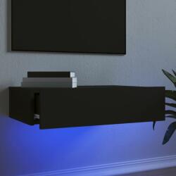 vidaXL fekete TV-szekrény LED-lámpákkal 60x35x15, 5 cm (842888) - vidaxl
