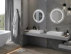 Mexen Rózs LED Tükör - Kerek 60 cm, Páramentesítővel (5905315052797)