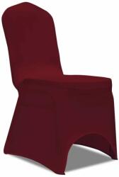 vidaXL 30 db burgundi vörös sztreccs székszoknya (3051646) - pepita