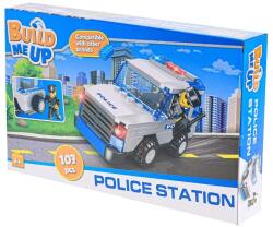MIKRO Kit BuildMeUP - Secția de poliție 107 buc (MI70200)