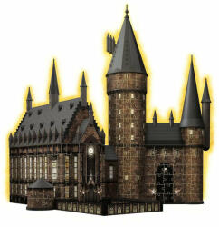 Ravensburger - Puzzle 3d Cu Led Harry Potter Sala Principala 540 Piese - RVS3D11550 (RVS3D11550)