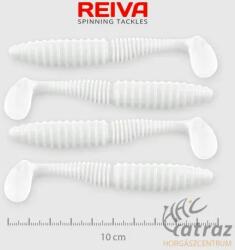 Reiva Zander Power Shad Gumihal 10cm 4 db/csomag - Fehér (9901-101)