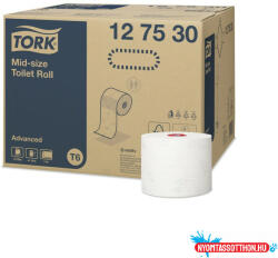  Toalettpapír 2 rétegű 27 db/ karton Mid-size T6 Tork_127530 fehér (47596)