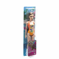 Mattel Papusa Barbie Satena Cu Costum De Baie Portocaliu (MTDWJ99_HDC49) - ejuniorul