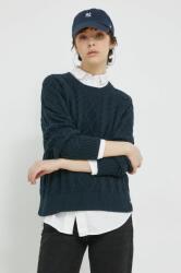 Superdry pulover de bumbac femei, culoarea albastru marin, 9BYY-SWD1MI_59X