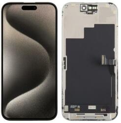 Apple NBA001LCD1011200297351 Gyári Apple iPhone 15 Pro OLED kijelző érintővel fekete (NBA001LCD1011200297351)