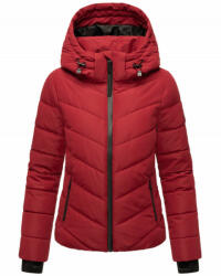 Navahoo Marikoo SAMUIAA jachetă de iarnă pentru femei cu glugă, roșu închis