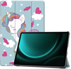  Husa ART Flip pentru Samsung Galaxy Tab S9 FE+ UNICORN