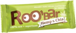 ROOBAR 100% raw bio gyümölcsszelet kender prozein-chia mag 30 g - menteskereso