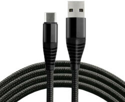 everActive USB-C kábel 5A 1 m fekete szőtt