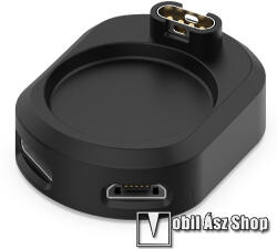 Okosóra töltő átalakító / USB adapter - 1db, Type-C vagy microUSB kábellel használható, kulcstartóra tehető, 34 x 26.5 x 10.2mm - Garmin Fenix 7 / 5 / 5S / 5X / 5X Plus / 6X / 6X Pro / 6X Pro Solar /