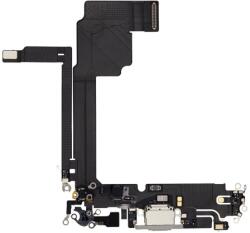 Apple iPhone 15 Pro Max - Töltő Csatlakozó + Flex Kábelek (White Titanium)