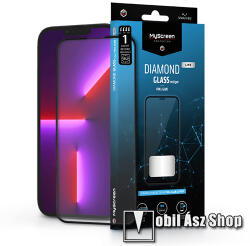 MyScreen APPLE iPhone 13 Pro Max, MYSCREEN DIAMOND GLASS LITE EDGE üvegfólia, 9H, Full, Fekete