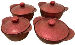 OMS Collection Set oale 8 piese OMS-Granite, aluminiu, rosu (OMS-30060611R)