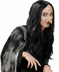 Widmann Boszorkány paróka - hosszú fekete (MOL-6033H)