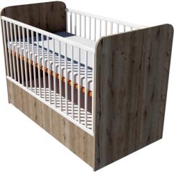  Ákos Uno baba kiságy 140×70 cm - Gesztenye