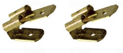 Tracon CSEL szigeteletlen rátolható csatlakozó hüvely 2 csappal 6, 3x0, 8mm 1-2, 5mm2 (L)