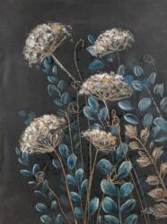 Eurofirany Virágos növényt ábrázoló kézzel festett falikép 493 Többszínű 60x80 cm