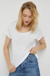 American Vintage t-shirt női, fehér - fehér XS