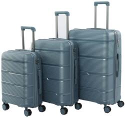 Dollcini Világjáró Bőrönd Szett - Könnyű és Erős Utazóbőröndök - 3 db - Zöld (357912-234D)