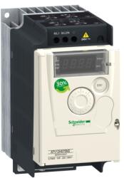 SCHNEIDER Frekvenciaváltó 1F 200-240V/be 3F 230V/max. ki 0.75kW IP20 Altivar 12 Schneider (ATV12H075M2)
