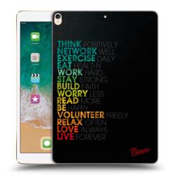 Picasee Husă transparentă din silicon pentru Apple iPad Pro 10.5" 2017 (2. gen) - Motto life
