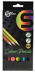 S-line Színes ceruza készlet, hatszögletű Sline 12 klf. szín (232344) - odeo