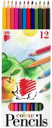 Ico Színes ceruza készlet, hatszögletű Süni Ico 12 klf. szín (7140144000)