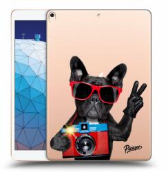 Picasee Husă transparentă din silicon pentru Apple iPad Air 10.5" 2019 (3. gen) - French Bulldog