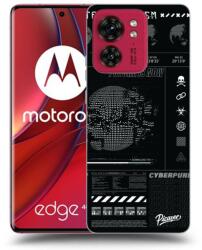 Picasee Husă neagră din silicon pentru Motorola Edge 40 - FUTURE