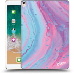 Picasee Husă neagră din silicon pentru Apple iPad Pro 10.5" 2017 (2. gen) - Pink liquid