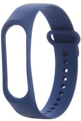 gigapack Pótszíj (egyedi méret, szilikon, állítható) SÖTÉTKÉK Xiaomi MI Band 3, Xiaomi MI Band 4 (GP-138840)