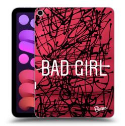 Picasee Husă neagră din silicon pentru Apple iPad mini 2021 (6. gen) - Bad girl