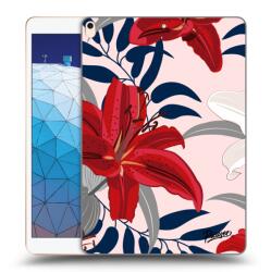 Picasee Husă transparentă din silicon pentru Apple iPad Air 10.5" 2019 (3. gen) - Red Lily