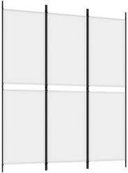 vidaXL fehér 3 paneles szövetparaván 150x180 cm 350210