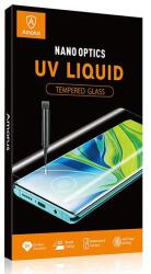 Amorus UV LIQUID képernyővédő üveg (3D full cover, íves, karcálló, 0.3mm, 9H + UV lámpa) ÁTLÁTSZÓ (GP-26715)