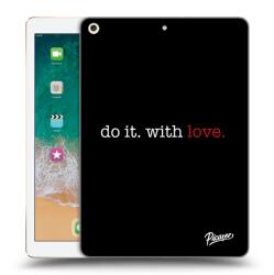 Picasee Husă neagră din silicon pentru Apple iPad 9.7" 2017 (5. gen) - Do it. With love