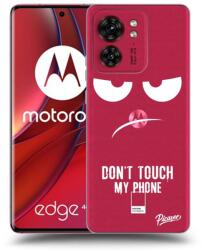 Picasee Átlátszó szilikon tok az alábbi mobiltelefonokra Motorola Edge 40 - Don't Touch My Phone