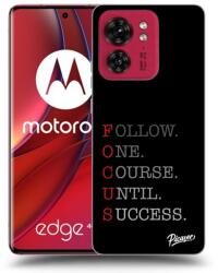 Picasee Husă neagră din silicon pentru Motorola Edge 40 - Focus