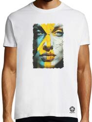 Magnolion Absztrakt portré v5 póló