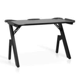  Birou Gaming cu iluminare LED OFF 300 negru