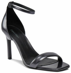 Calvin Klein Szandál Geo Stil Square Sandal 90-Pearl HW0HW01993 Fekete (Geo Stil Square Sandal 90-Pearl HW0HW01993)
