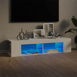vidaXL fehér TV-szekrény LED-lámpákkal 135 x 39 x 30 cm (804229)