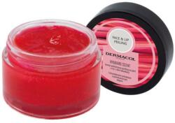 Dermacol Scrub pentru față și buze Rubarbă - Dermacol Face & Lip Peeling Rhubarb Scent Peeling 50 g