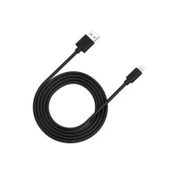 CANYON Cablu de date Canyon CNS-MFIC12B, USB - Lightning, 2m, Black (CNS-MFIC12B)