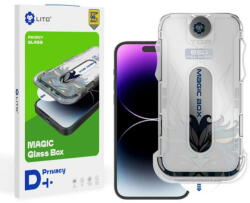 LITO Folie pentru iPhone 15 Pro - Lito Magic Glass Box D+ Tools - Privacy (KF2315063) - pcone