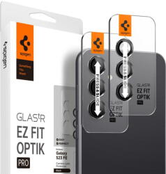 Spigen Folie Camera pentru Samsung Galaxy S23 FE (set 2) - Spigen Glas. tR Optik - Black (KF2316240) - pcone