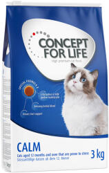 Concept for Life 3x3kg Concept for Life Calm száraz macskatáp